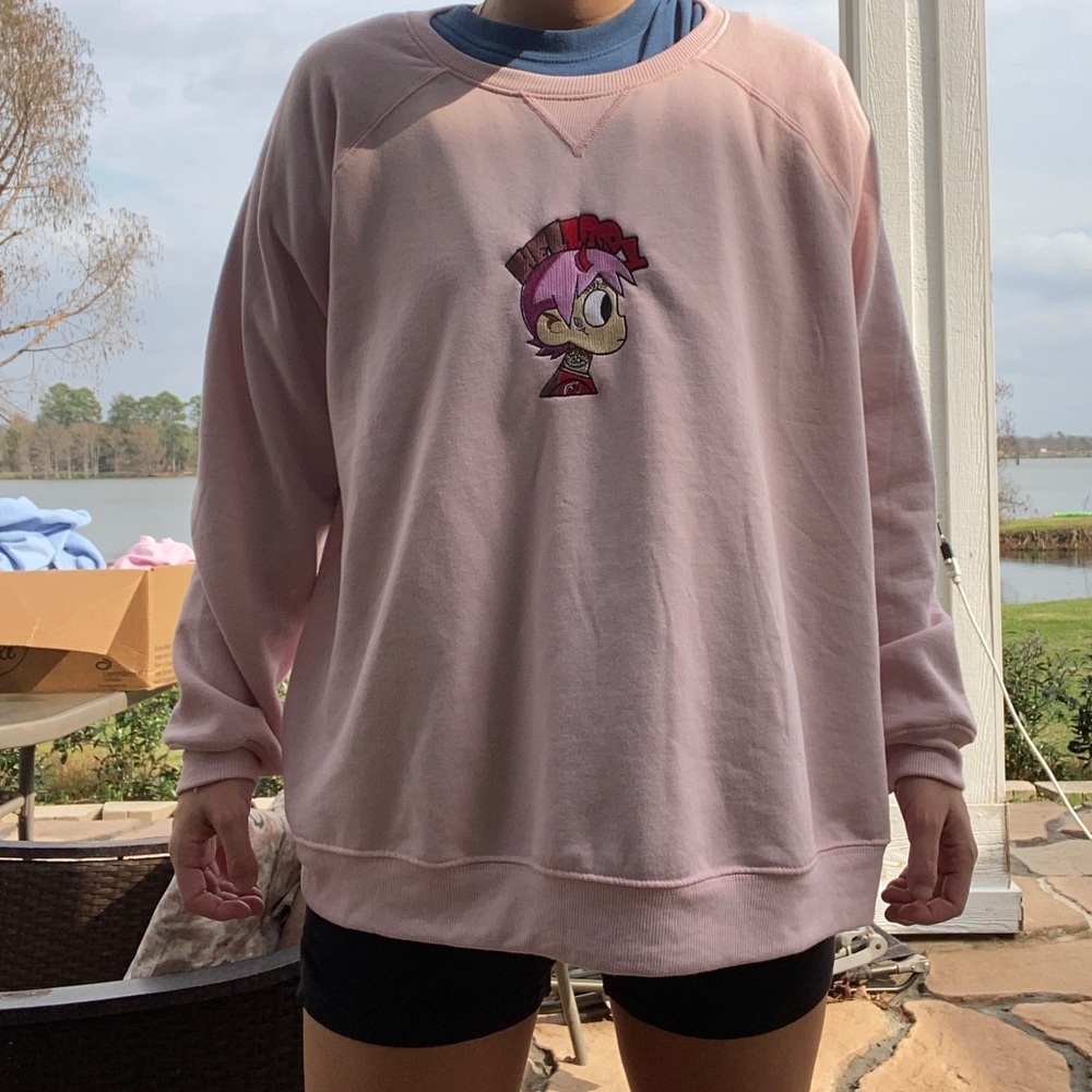 Pink Lil Peep Sweatshirt/Crewneck. Size XL.